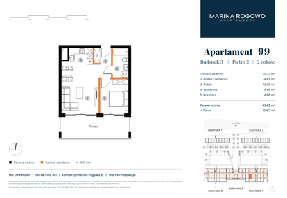 Mieszkanie w inwestycji: Apartamenty Marina Rogowo