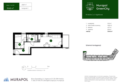 Mieszkanie w inwestycji: Murapol GreenCity bud. 1