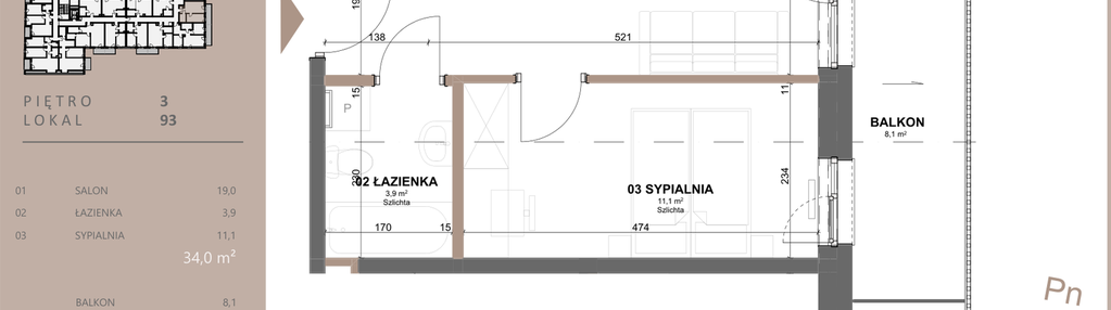 Mieszkanie w inwestycji: BETWEEN