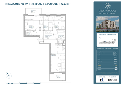 Mieszkanie w inwestycji: Dąbska Pools