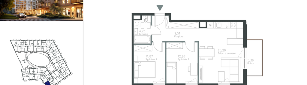 Mieszkanie w inwestycji: Piano