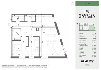 Mieszkanie w inwestycji: Wzgórze Wielickie