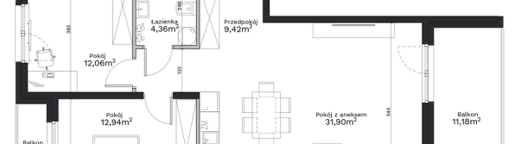 Mieszkanie w inwestycji: Podedworze 13