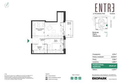 Mieszkanie w inwestycji: Entre