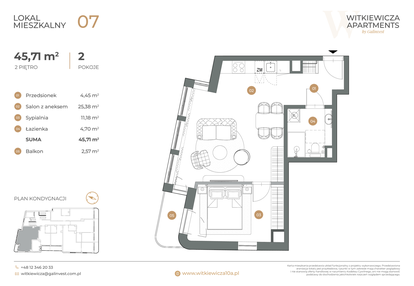 Mieszkanie w inwestycji: Witkiewicza Apartments