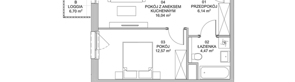 Mieszkanie w inwestycji: Francuska Park VIIIA