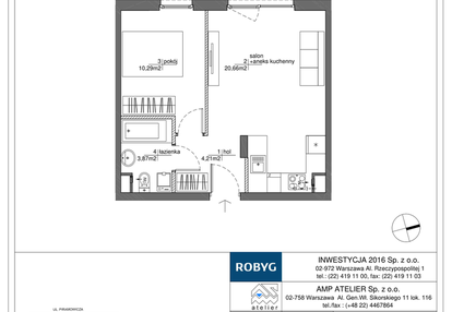 Mieszkanie w inwestycji: Rytm Mokotowa - etap 1B