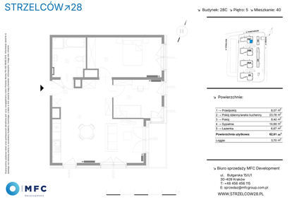 Mieszkanie w inwestycji: Strzelców 28