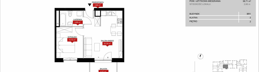 Mieszkanie w inwestycji: Browary Wrocławskie 2