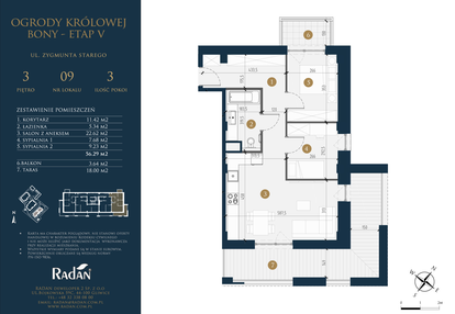 Mieszkanie w inwestycji: Ogrody Królowej Bony V