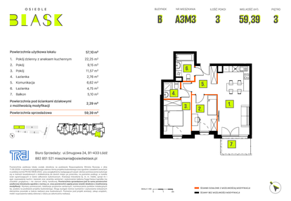 Mieszkanie w inwestycji: Osiedle BLASK - Etap I