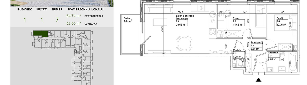 Mieszkanie w inwestycji: Aleja Mickiewicza