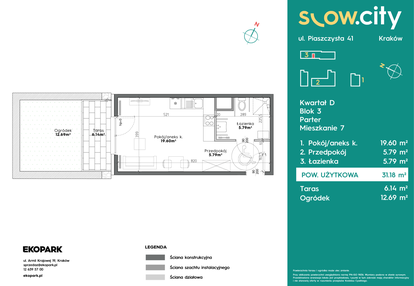 Mieszkanie w inwestycji: Slow City etap D