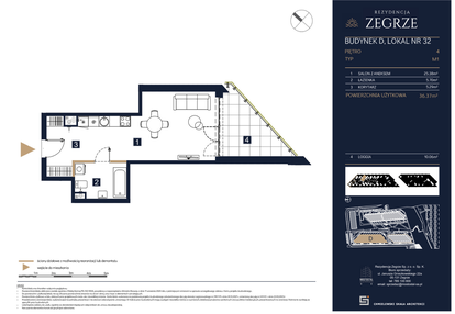Mieszkanie w inwestycji: Rezydencja Zegrze etap III