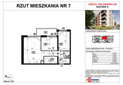 Mieszkanie w inwestycji: Wólczańska 248 - etap II