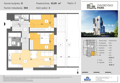Mieszkanie w inwestycji: Dworzysko Park - Etap III