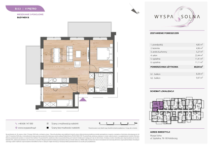Mieszkanie w inwestycji: Wyspa Solna Etap III, budynek B
