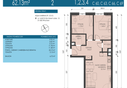 Mieszkanie w inwestycji: Apartamenty Aqua Marina