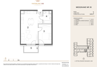Mieszkanie w inwestycji: Waterlane Vibe
