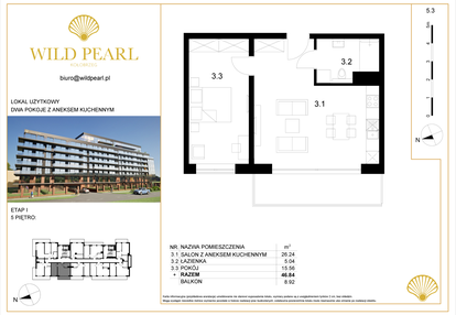 Mieszkanie w inwestycji: Wild Pearl - apartamenty inwestycyjne