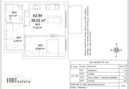Mieszkanie w inwestycji: FORTnatura