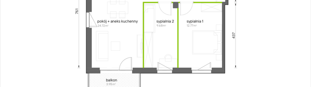 Mieszkanie w inwestycji: Aroniowa Vita