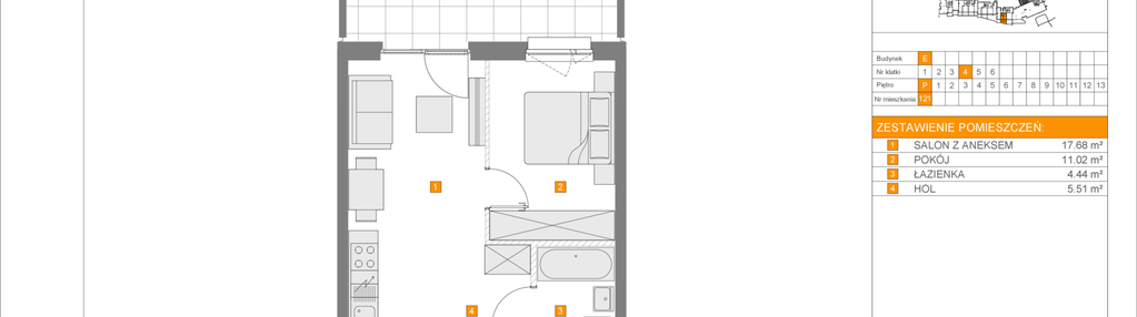 Mieszkanie w inwestycji: Apartamenty Literacka etap 2.2