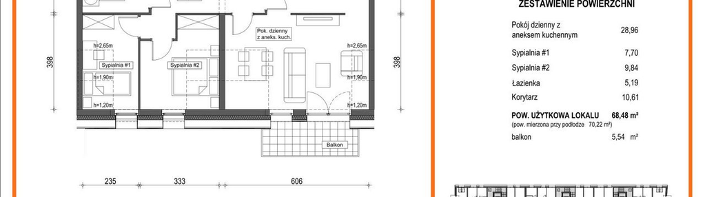 Mieszkanie w inwestycji: Zielony Brochów 7