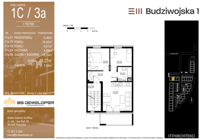 Mieszkanie w inwestycji: Budziwojska 3