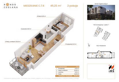 Mieszkanie w inwestycji: Rondo Ceglana etap II