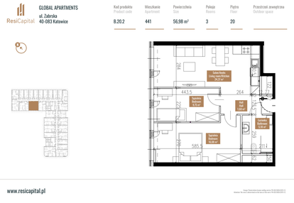 Mieszkanie w inwestycji: Global Apartments