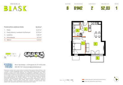 Mieszkanie w inwestycji: Osiedle BLASK - Etap I