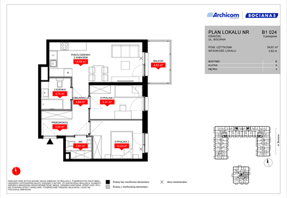 Mieszkanie w inwestycji: Osiedle Bociana 5
