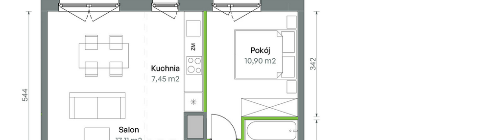 Mieszkanie w inwestycji: Oliwska Vita