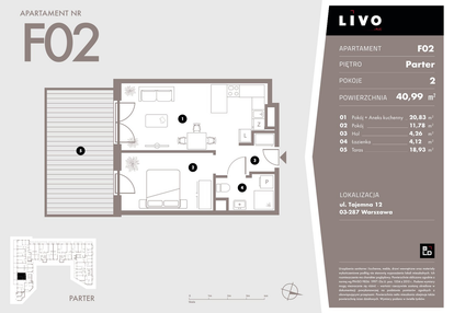 Mieszkanie w inwestycji: Livo