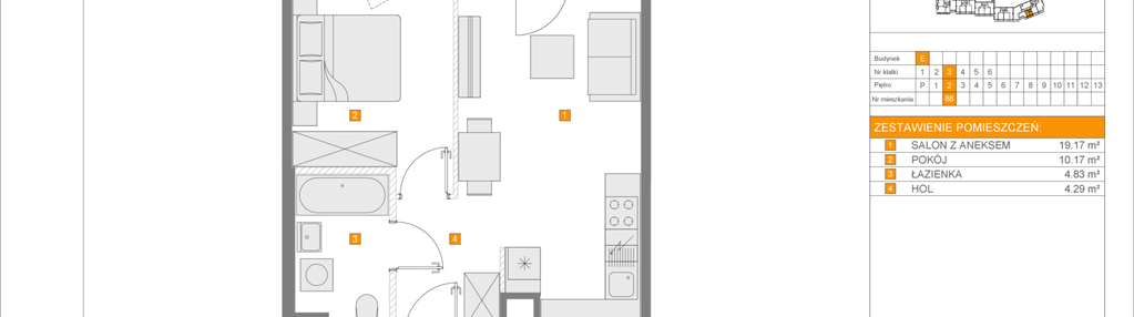 Mieszkanie w inwestycji: Apartamenty Literacka etap 2.2