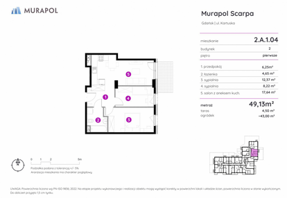 Mieszkanie w inwestycji: Murapol Scarpa