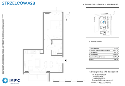Mieszkanie w inwestycji: Strzelców 28