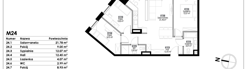 Mieszkanie w inwestycji: Kamieniczki za Strugą