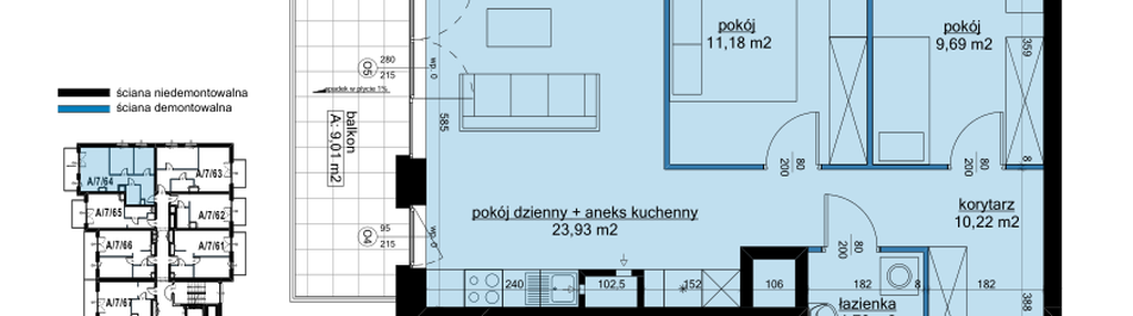 Mieszkanie w inwestycji: Osiedle Hawelańska etap III - bud. A