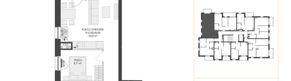 Mieszkanie w inwestycji: Osiedle Warszawska etap II