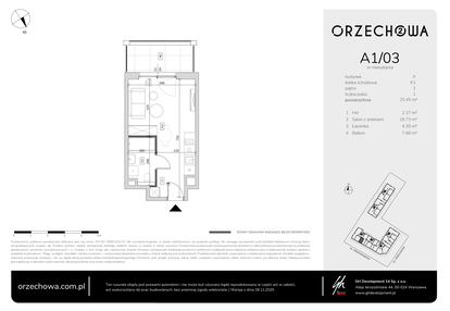 Mieszkanie w inwestycji: Orzechowa 2