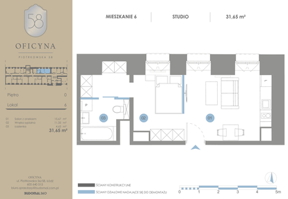 Mieszkanie w inwestycji: Oficyna - Apartamenty Inwestycyjne Apart Hotel