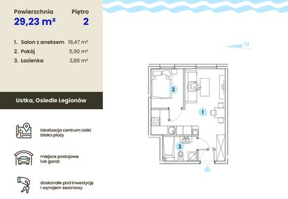 Mieszkanie w inwestycji: Ustka Flow