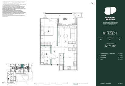 Mieszkanie w inwestycji: Bulwary Praskie etap NOP