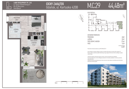 Mieszkanie w inwestycji: Cichy Zakątek