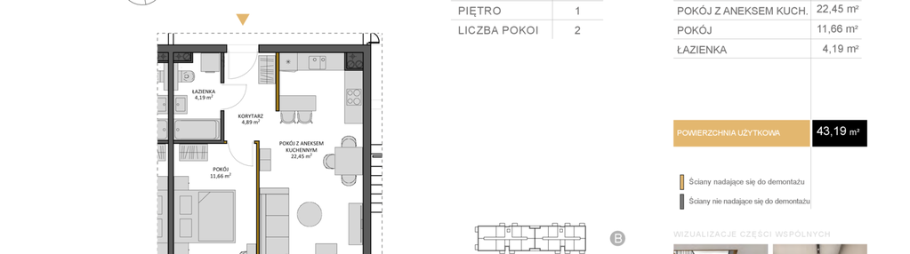 Mieszkanie w inwestycji: Osiedle Kasprowicza