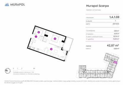 Mieszkanie w inwestycji: Murapol Scarpa