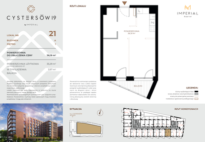 Mieszkanie w inwestycji: Cystersów 19 - lokale inwestycyjne