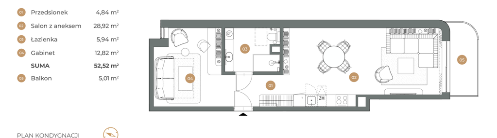 Mieszkanie w inwestycji: Witkiewicza Apartments